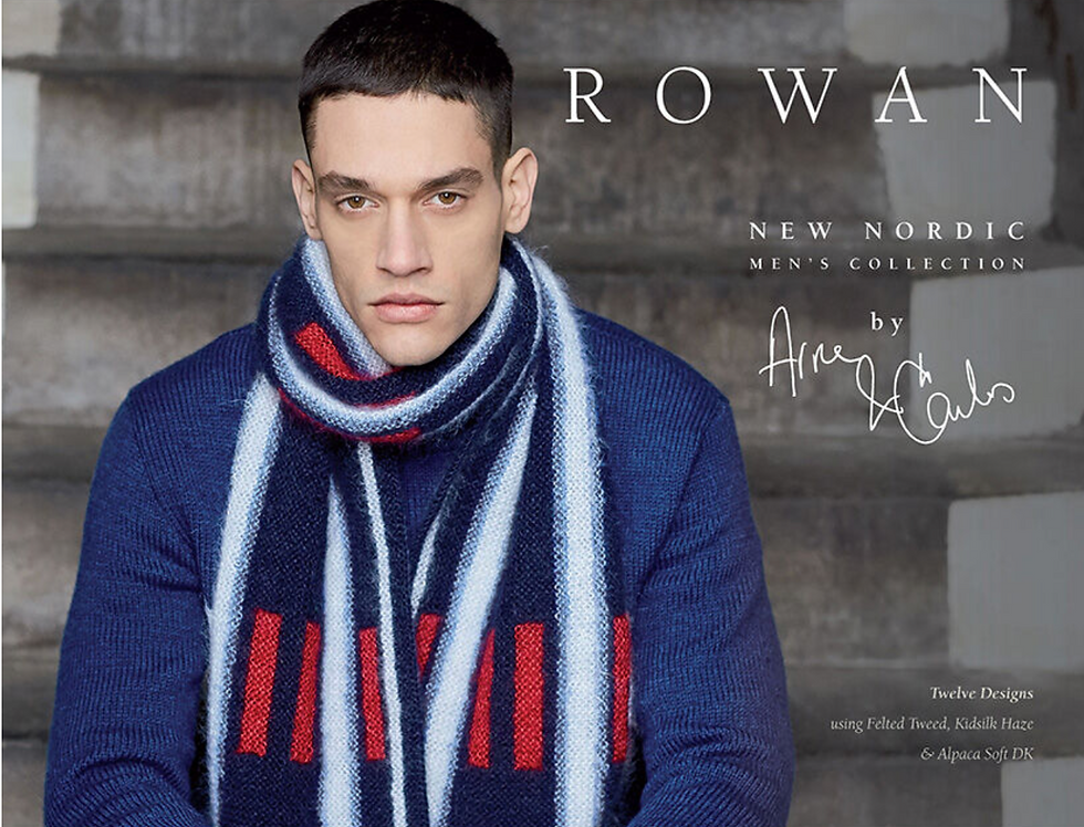 Rowan New Nordic Mens Collection - by Arne & Carlos - 12 Designs DK