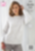 6092 King Cole Adults Sweater and Cardigan Cable Detail - Raglan sleeves plus sizes curve size Double Knit