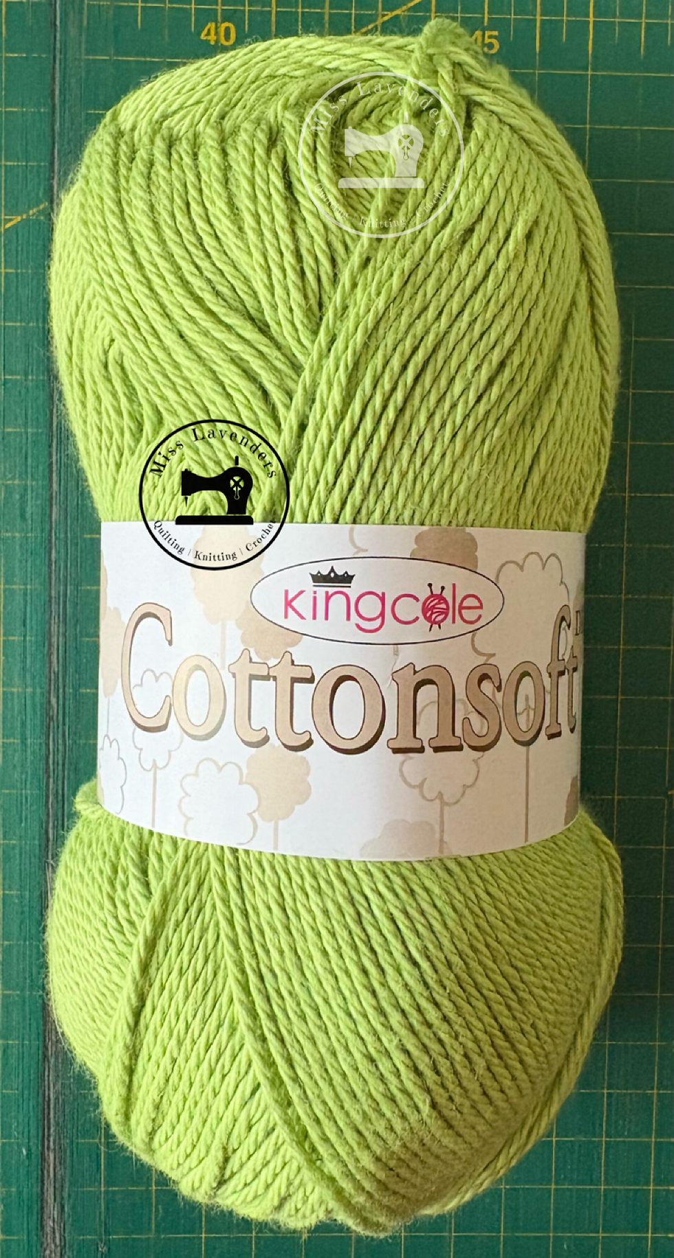 King Cole Cottonsoft 100g - Double Knit DK - Lime Green 1601