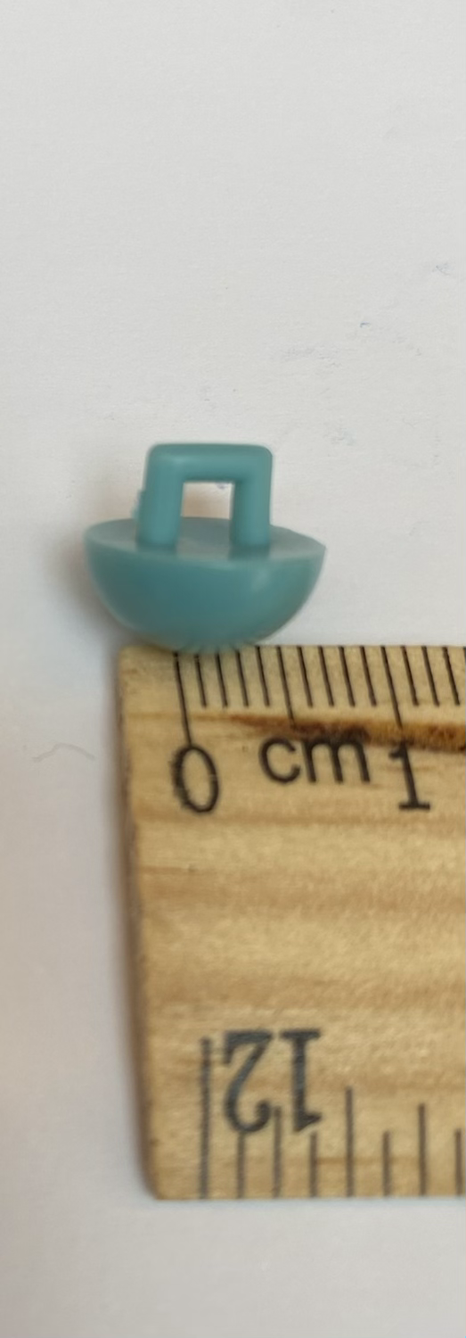Thumbnail: Round Turquoise Buttons - 11mm