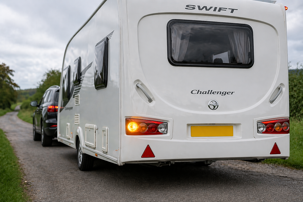 indicator on caravan