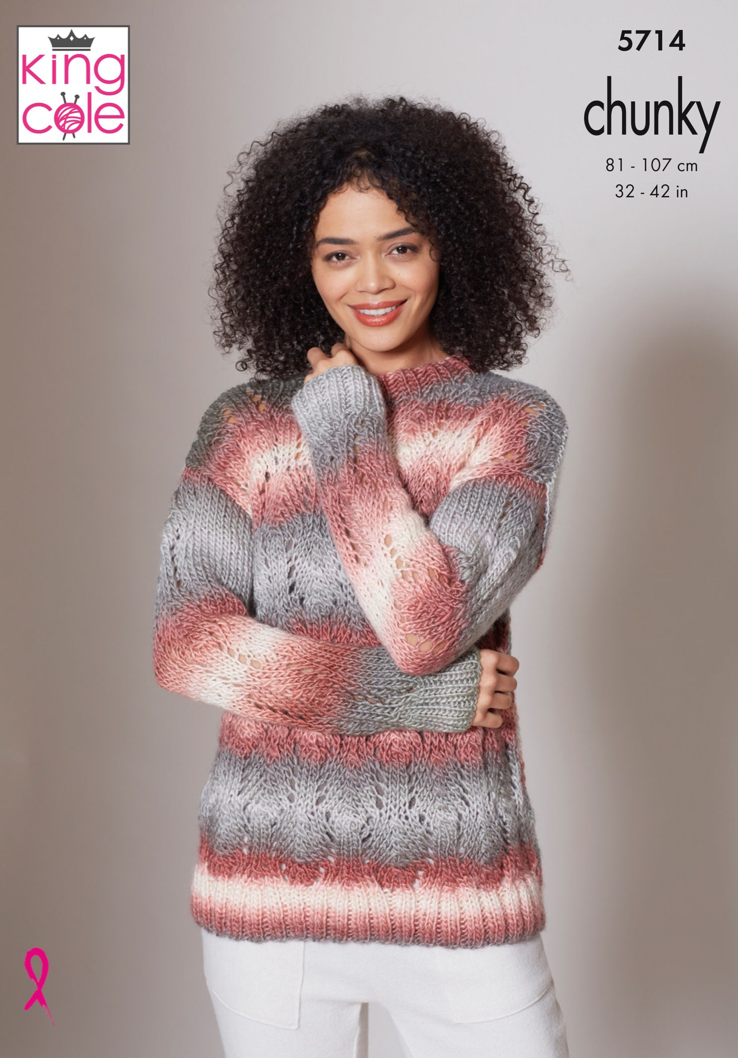 5714 King Cole Adults Sweater Jumper, Hat, Scarf, Snood and Mittens - Chunky