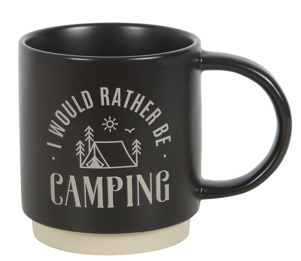 Thumbnail: I WOULD RATHER BE CAMPING MUG WITH 3-IN-1 SPORK - Ideal Gift
