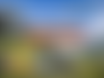 Motorhome packing checklist showing essential touring gear laid out beside a motorhome on a campsite for a first trip