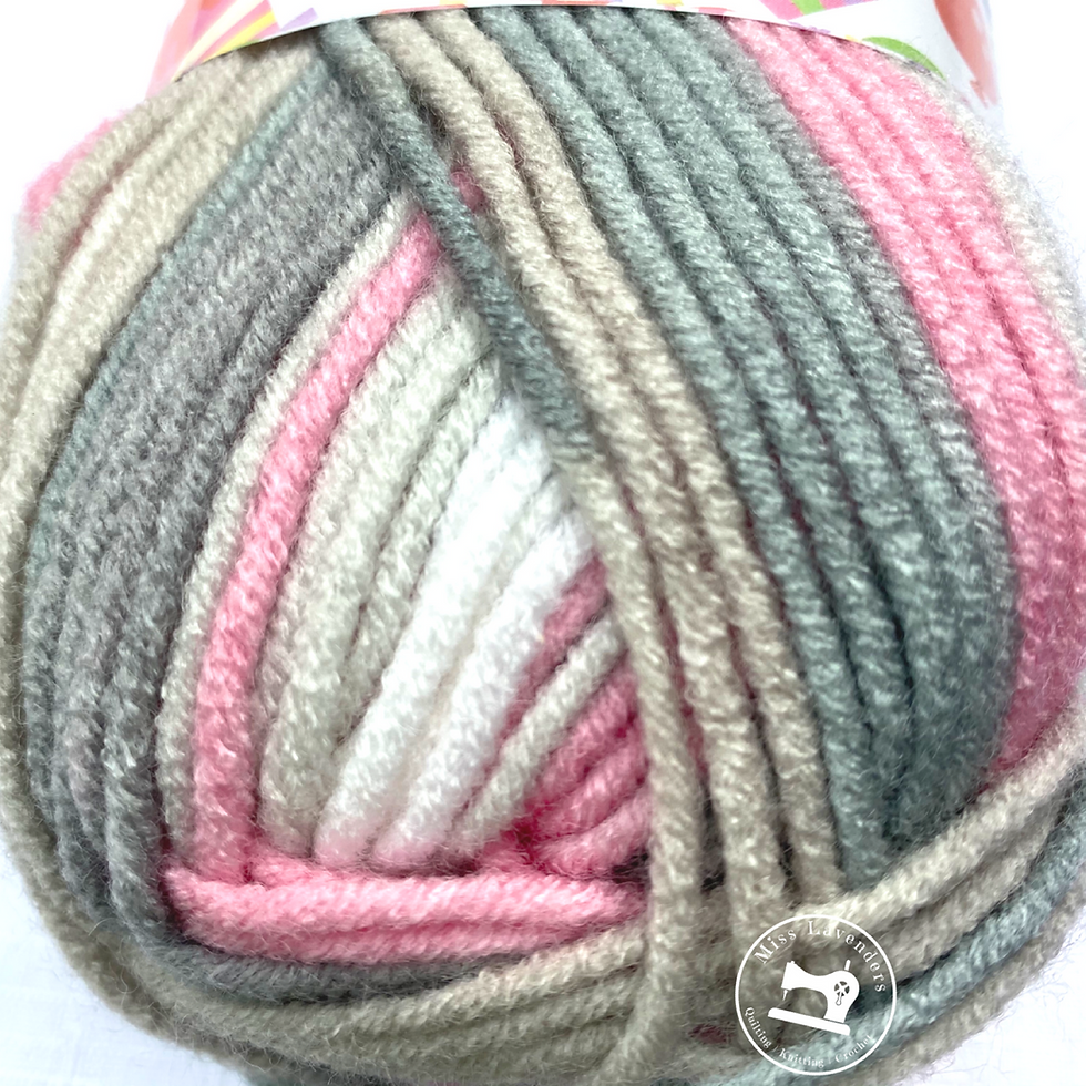 Thumbnail: James C Brett Party Time Chunky 100g - PT11 Pink/Grey