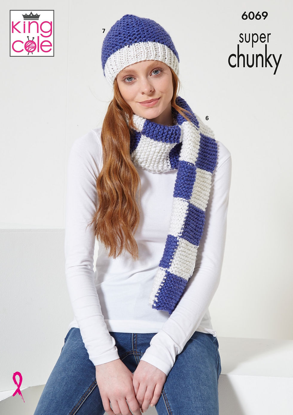 6069 King Cole Adults Cowl, Hat, Scarf and Shoulder Warmer -  Super Chunky Yarn