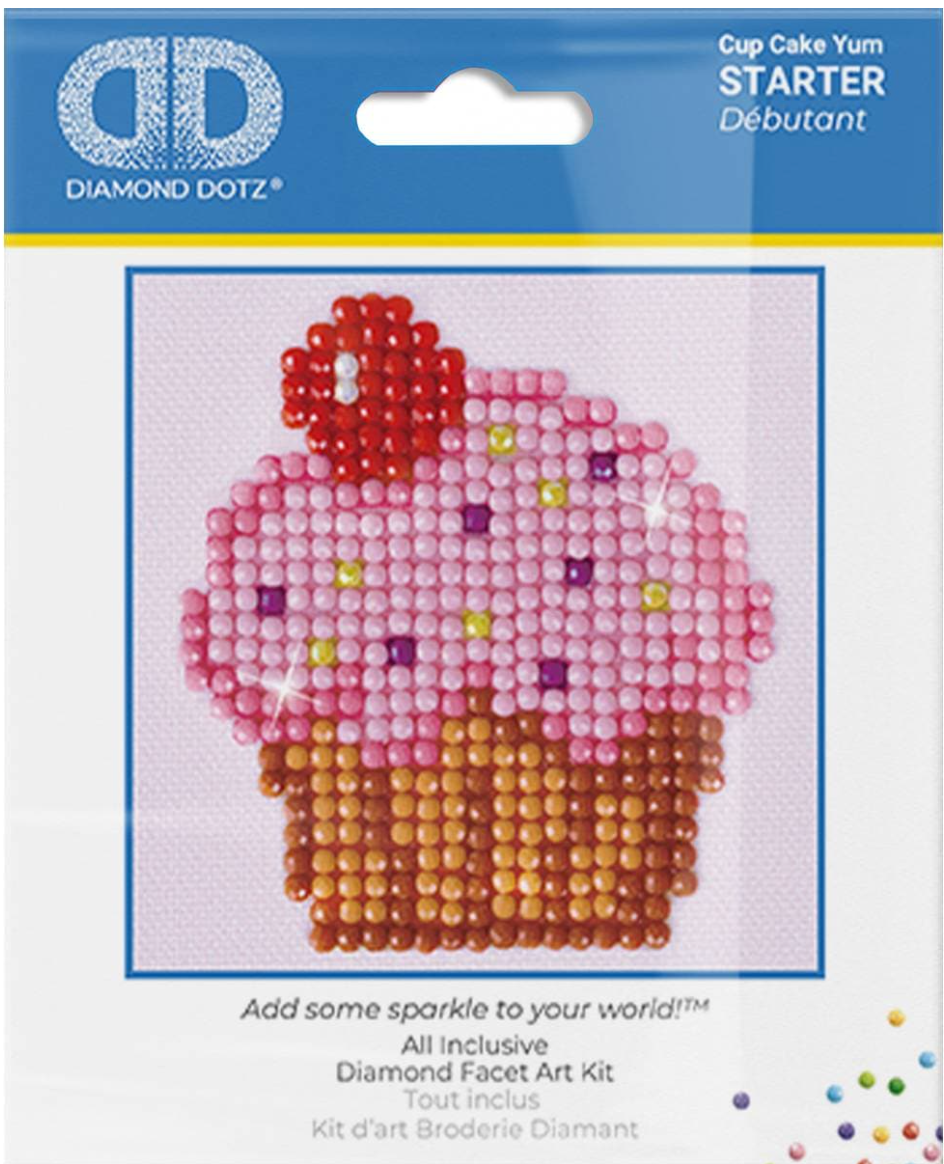 Diamond Dotz Starter Kit - Cup Cake Yum package