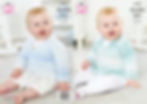 Thumbnail: 5774 King Cole Baby Cardigans - Collared and V Neck - Double Knit 5774