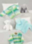 JB885 James C Brett Babies Sweater and Cardigans - Double Knit DK baby twinkle wool
