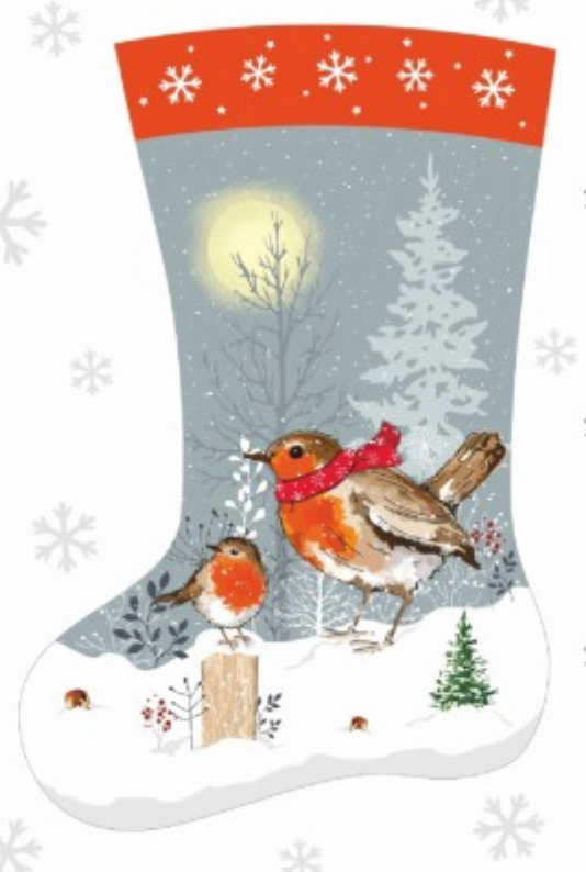 Winter Moon Large Christmas Stocking Panel Cotton - 81800101