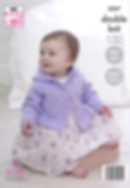 5257 King Cole Babies, Childrens Cardigan and Hooded Jacket - Double Knit