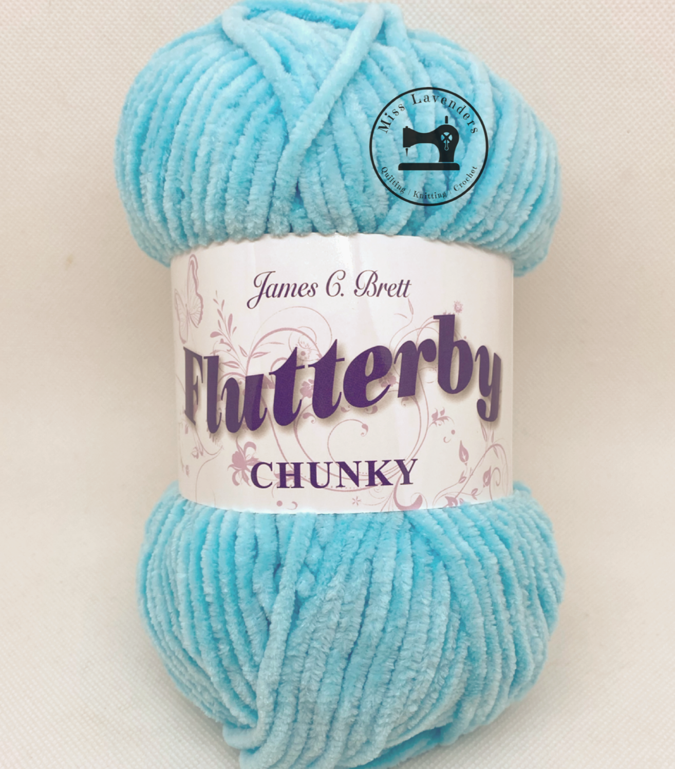 James C Brett - Flutterby Chunky 100g - Turquoise B46