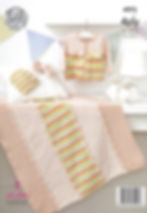 4975 King Cole toddler Babies Cardigan,Hat, Shoes and Blanket - 4 ply