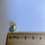 Sīktēls: Yellow Pearl effect  Round Buttons - Shank - 10mm