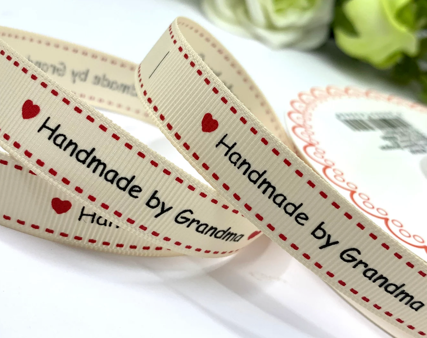 Berties Bows - Handmade by Grandma Ribbon