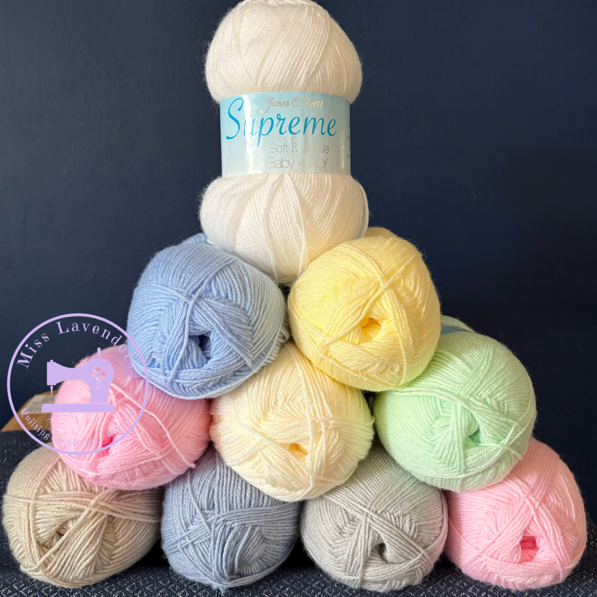 James C Brett Supreme Soft and Gently Baby 4ply - 10 Colours