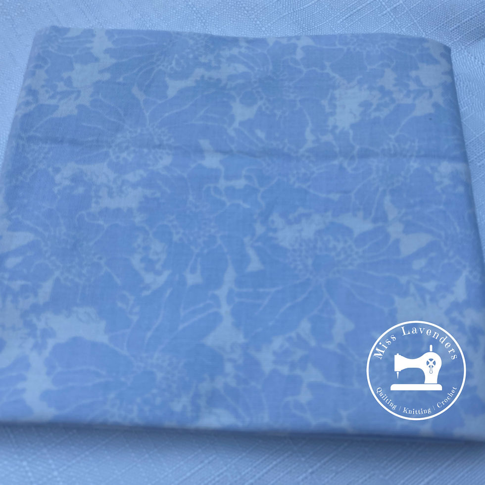 Miniaturbild: Chintz Blue Floral - Cotton Fat Quarters - 5 Pack