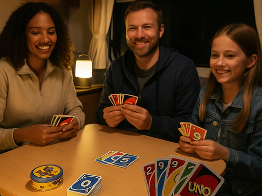 🎲 Game Night on Wheels: Caravan, Motorhome & Campervan-Friendly Entertainment Ideas