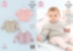 5510 King Cole Babies Cardigans and Sweater Double Knit DK