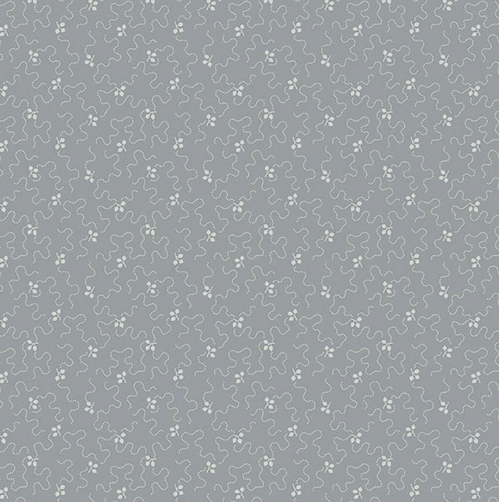 Andover Fabric Tonal Ditzy Meander in River Rock Grey - 9735C