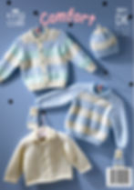 King Cole Babies Children Sweaters, Cardigan and Hat - DK 3011