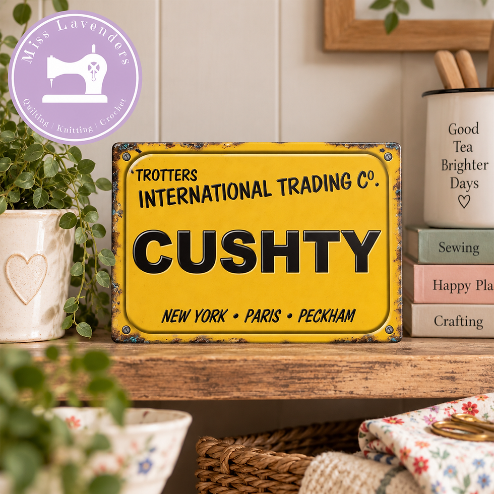 Trotters International Trading Co. “CUSHTY” Metal Sign Ideal Gift