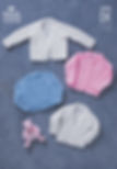 2908 King Cole Babies, Childrens Cardigans - Double Knit