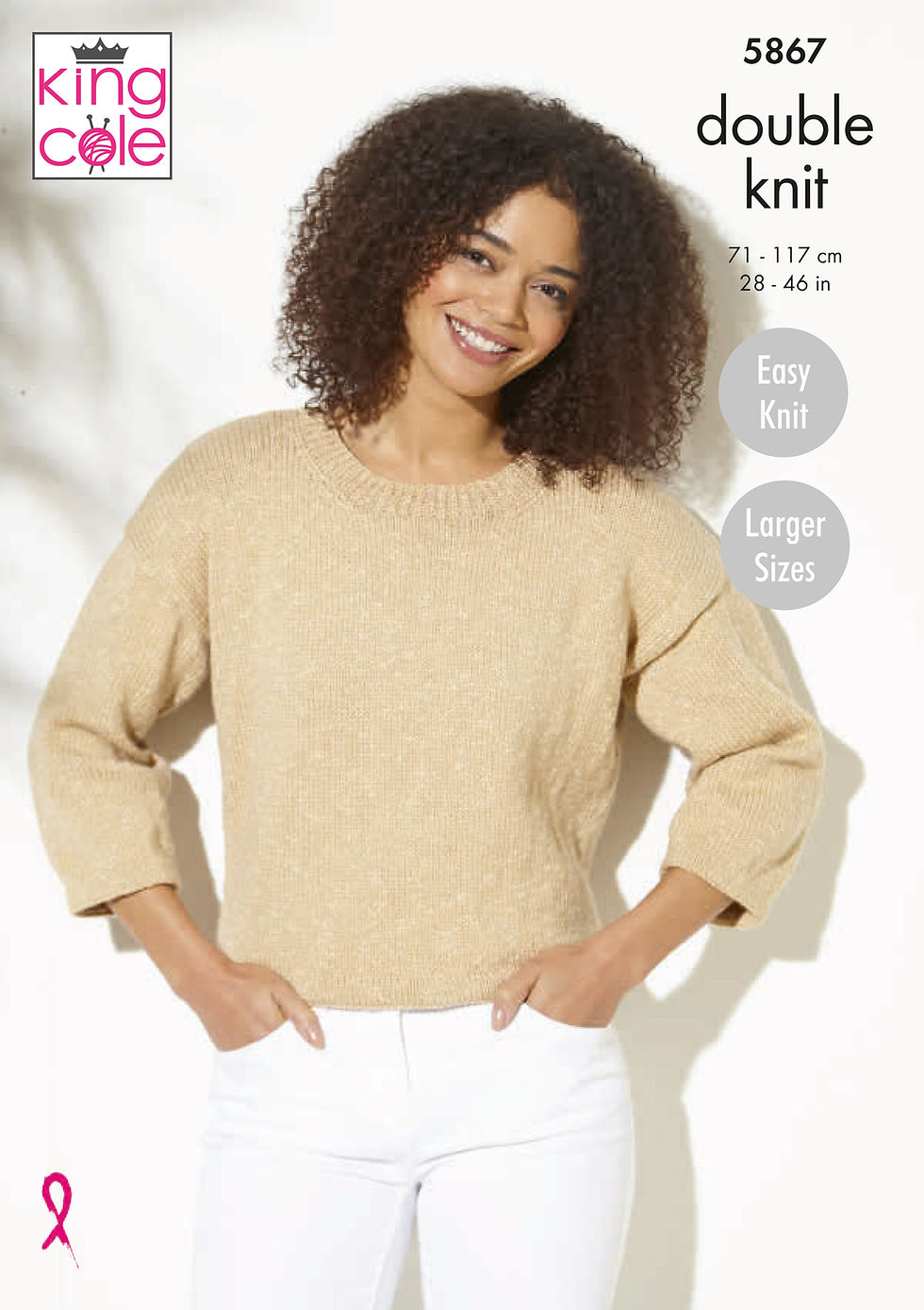 5867 King Cole Women Adults Long Sleeve Sweater and Summer Top  -  Double Knit
