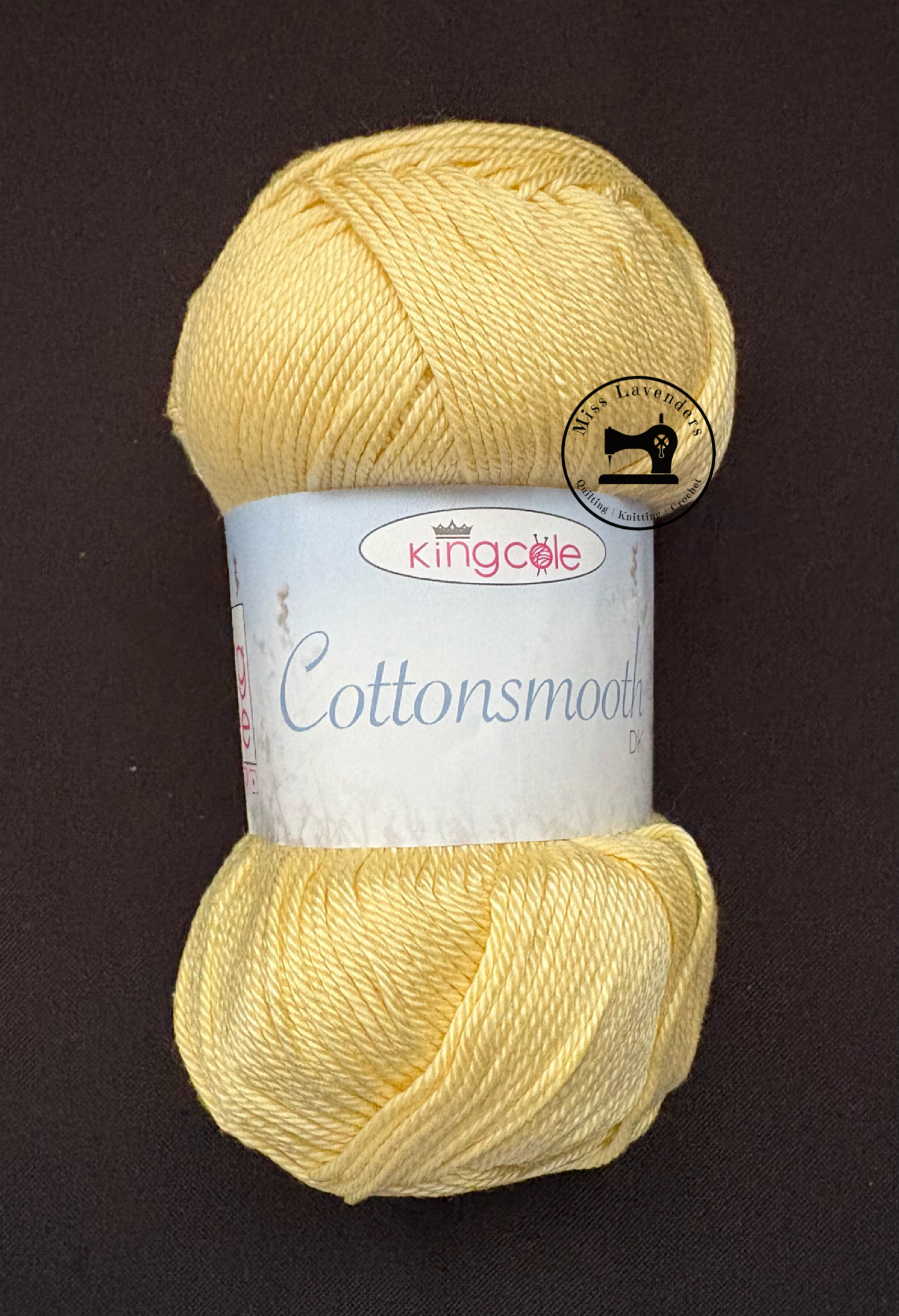 REDUCED PRICE - King Cole Cottonsmooth Sun Yellow 3529 Double Knit