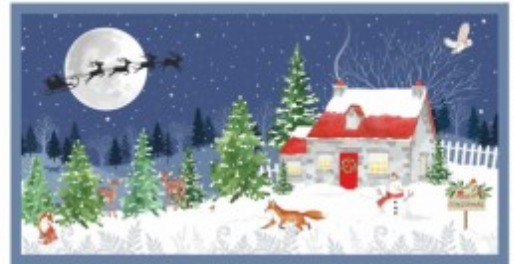 Christmas Eve Advent Calendar - Susan Wheeler Designs for Nutex Advent Blue 102