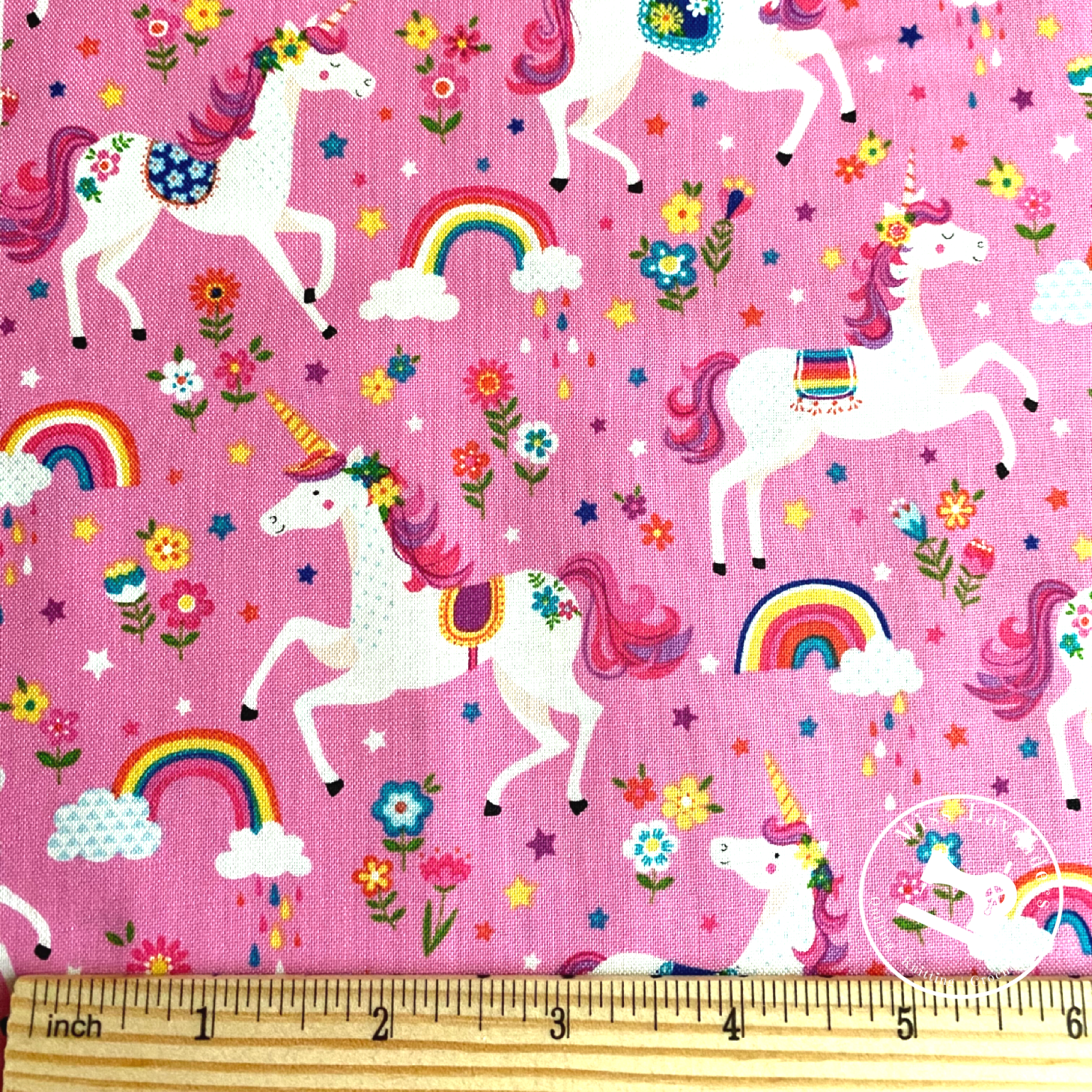 Daydream Fabric Unicorns Pink 2275/P