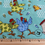 Thumbnail: Farm Fun Chicken Print Fabric - 100% Cotton by Nutex Ideal for Quilting