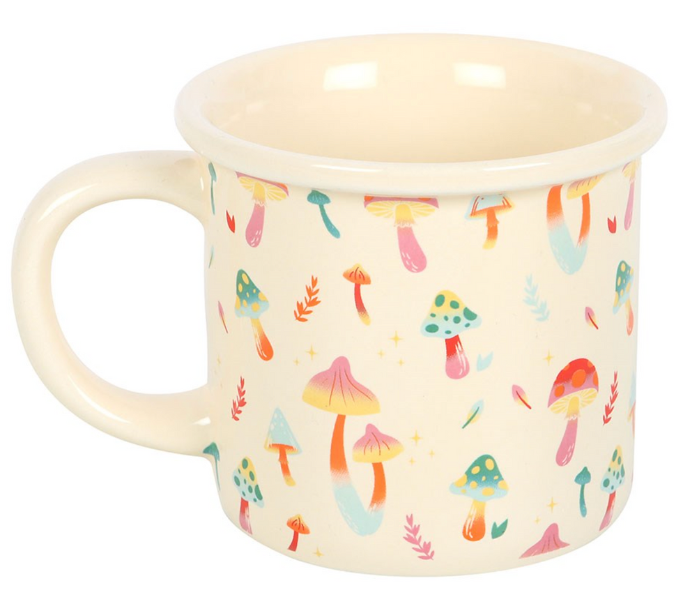 Thumbnail: Funky Fungi Mushroom Print Mug Ceramic Mug Gift Boxed - Ideal Gift