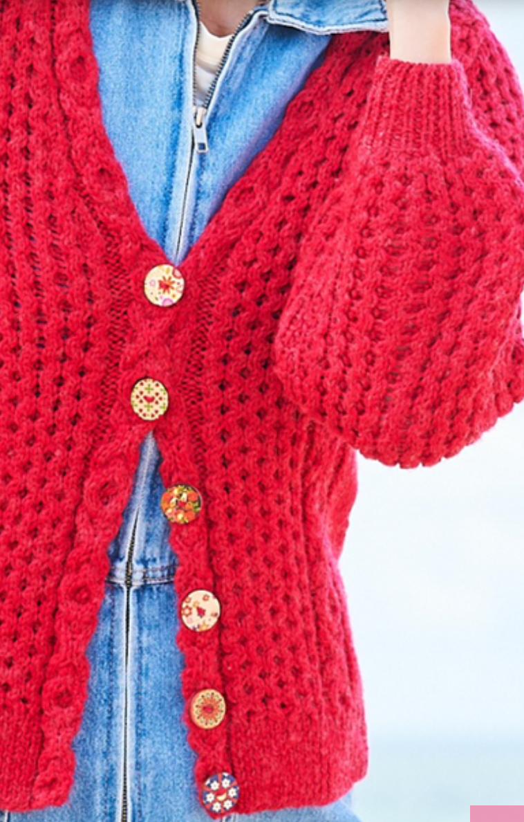 Miniatura: 10111 Stylecraft Adult Women's Knitted Cardigan and Waistcoat  - Aran Yarn