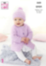 5620 King Cole Babies Cardigans, Hat and Blanket - Aran