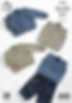 4154 King Cole Babies Waistcoat, Sweater and Cardigan - Double Knit