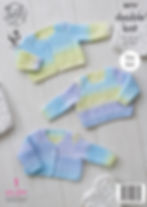 4674 King Cole Premature Babies Cardigans and Sweater - Double Knit