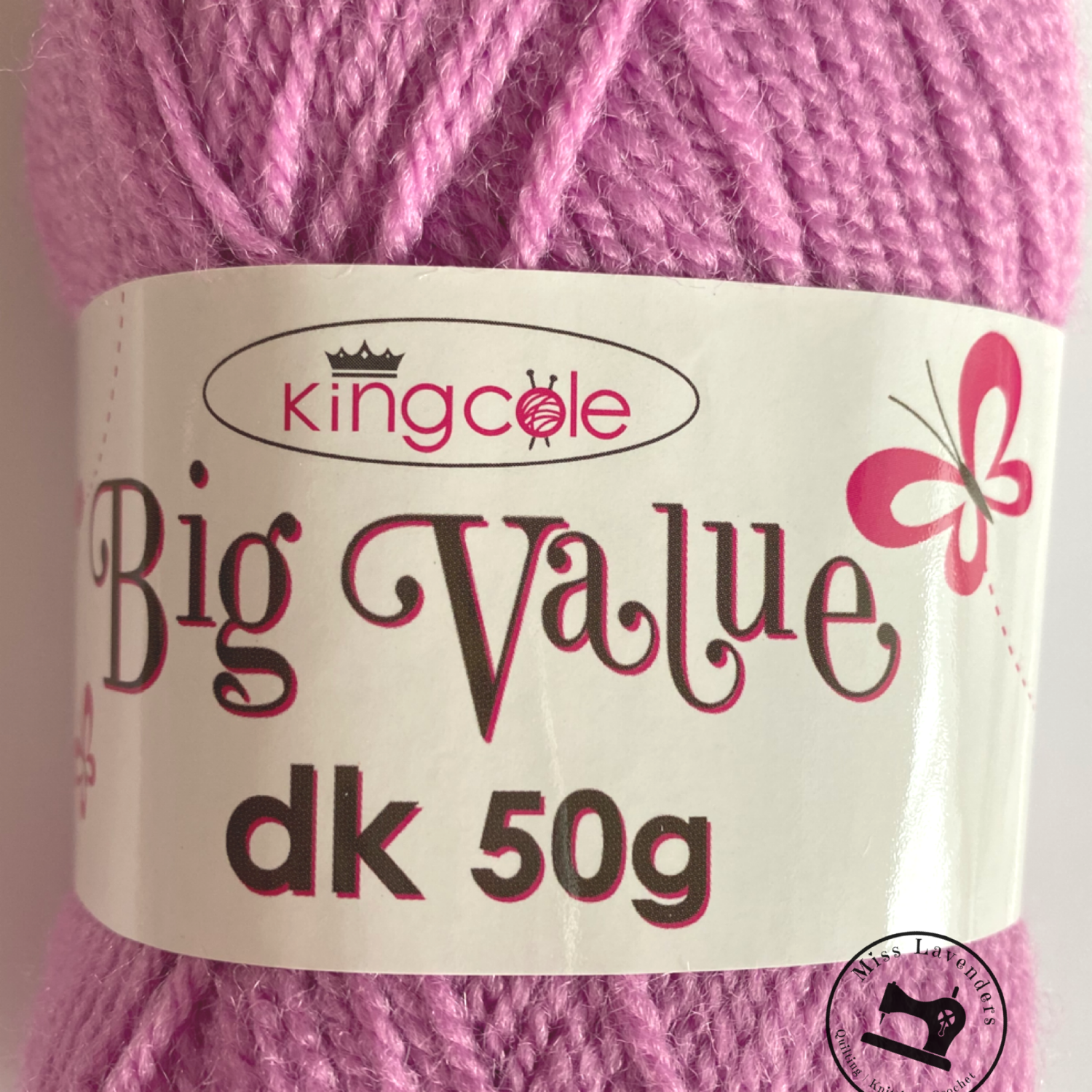 King Cole Big Value Double Knit DK 50g - Rose 4035