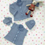 Thumbnail: JB082 - James C Brett Baby Cardigan, Waistcoat, Hat and Mittens Double Knit