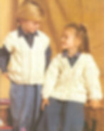 7152 - Teddy Baby/Childrens Cardigan and Waistcoat - Aran