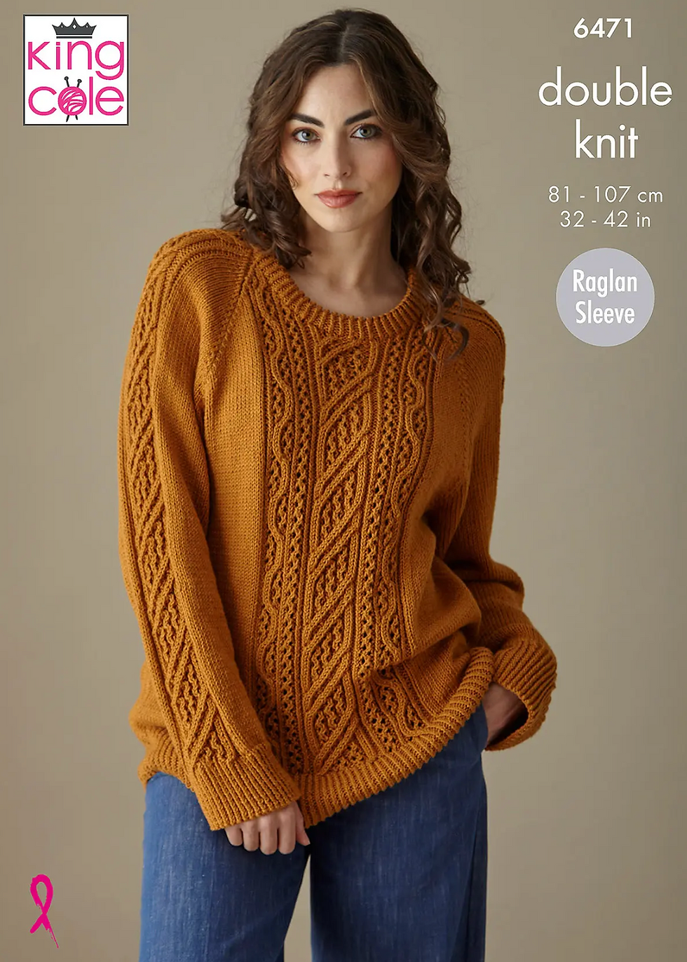 6471 King Cole Adults sweater and Summer Top Knitting Pattern Double Knit DK