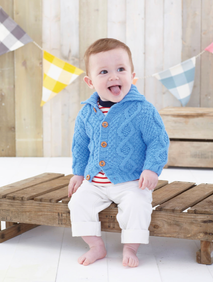 4900 Sirdar Baby and toddler 7 years Childrens Cardigans in Aran