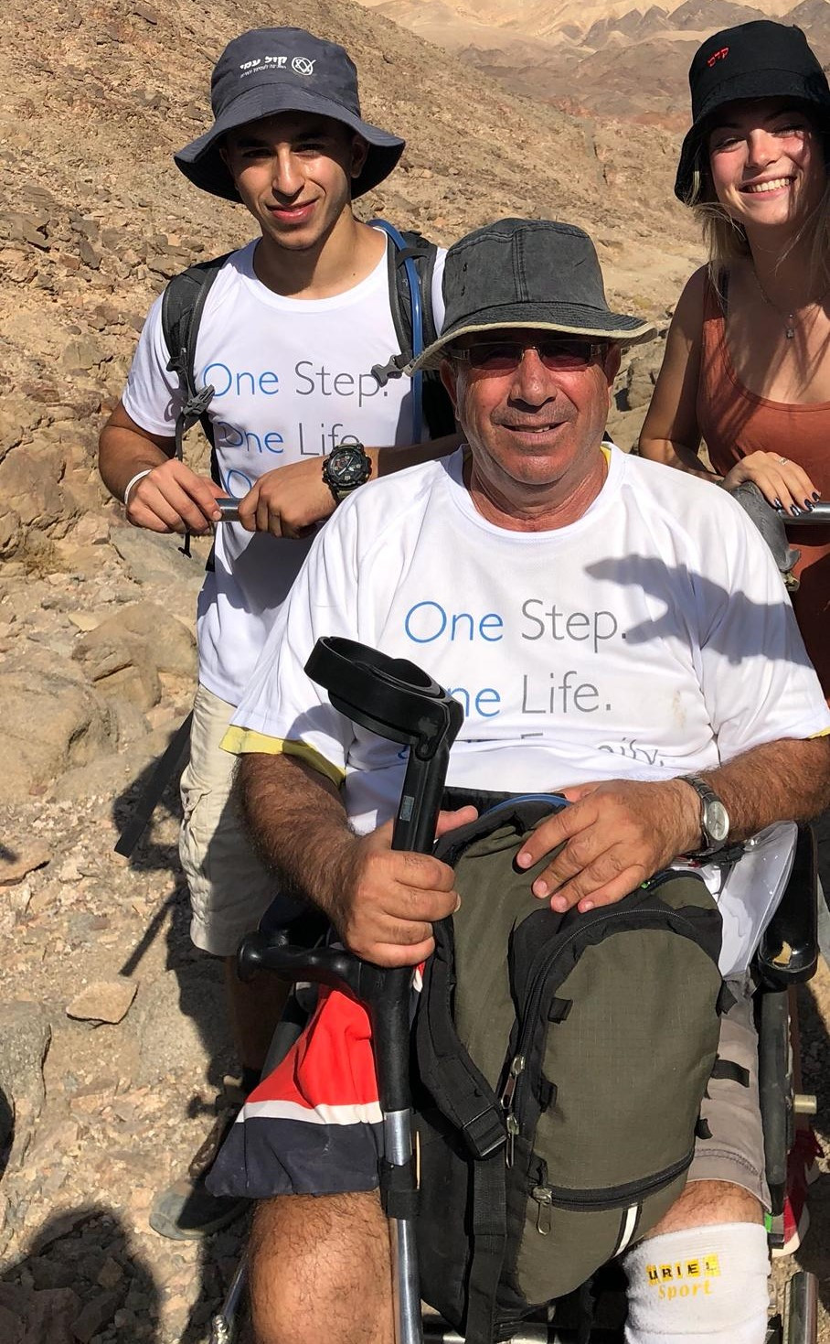 בר בטיול בהרי אילת באוקטובור 2018