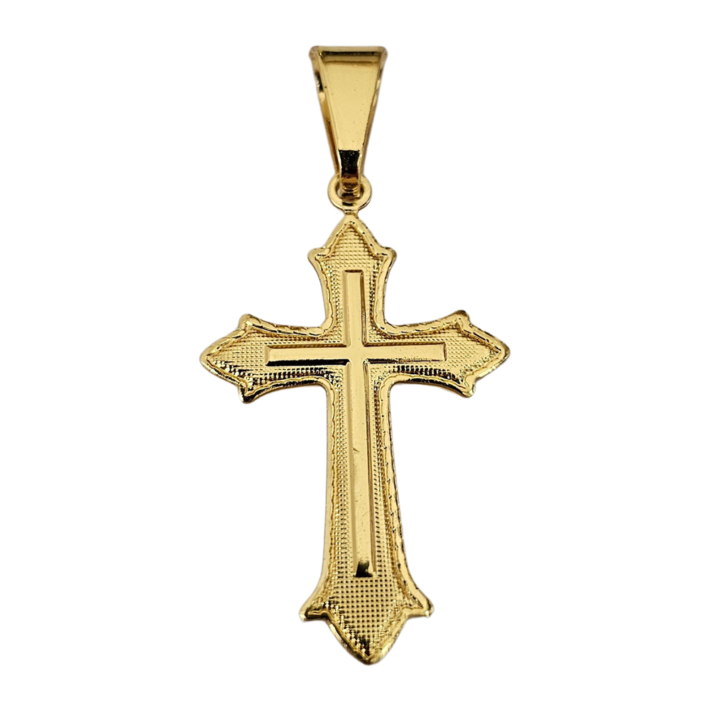 Pingente Cruz Fleur de Lis