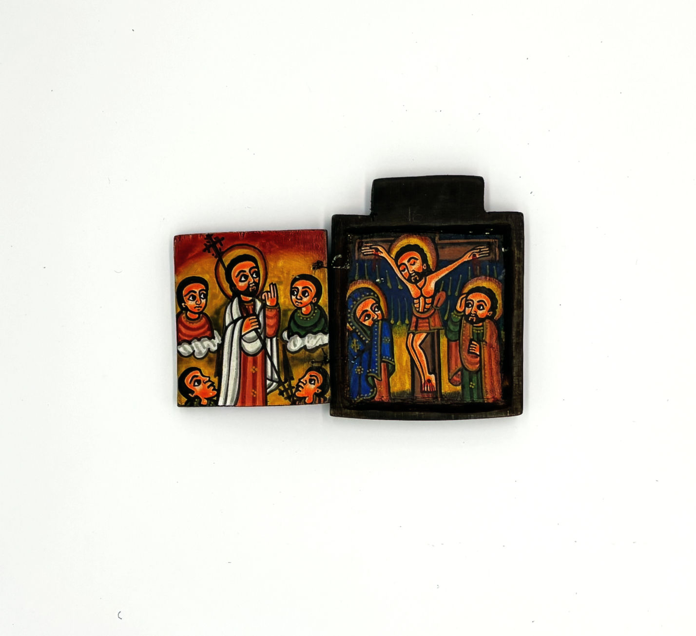 Wooden icon opening