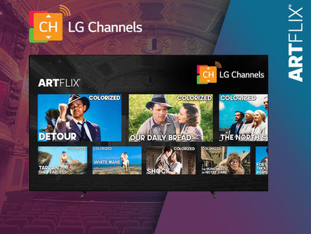 ARTFLIX now on LG Channels in Europe