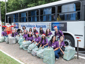 Natal Solidário Aperam arrecada mais de 2 mil brinquedos para crianças de creches de oito cidades