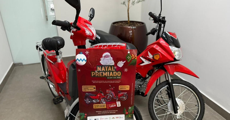 Empresas têm até 27 de dezembro para entregar cupons do Natal Premiado 2025 da Aciapi-CDL