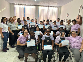 Oficinas de culinária e resgate cultural em projetos com a parceria com Fundação Aperam