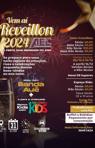 Vem aí o tão esperado Reveillon do AEC